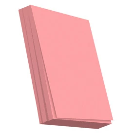 PAPEL ROSA LISO / OFFSET 120g A4 - 100 FOLHAS