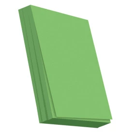 PAPEL VERDE LISO / OFFSET 120g A4 - 100 FOLHAS