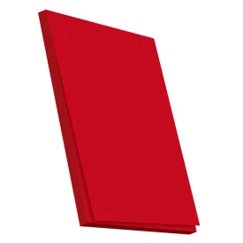 PAPEL VERMELHO LISO / OFFSET 180g A4 - 50 FOLHAS