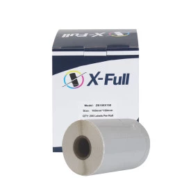 ROLO DE ETIQUETA DE PAPEL TÉRMICO COMPATÍVEL COM ZEBRA | 100mm*150mm* | 200 ETQ - X-FULL