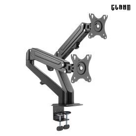 SUPORTE A GÁS PARA 2 MONITORES CS22 17"~27" - VESA 75X75/100X100 - CLANM