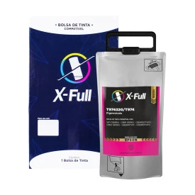 BOLSA DE TINTA COMPATIVEL COM EPSON T974120/T974 PIGMENTADA COM CHIP | MG - 735,2ML - X-FULL
