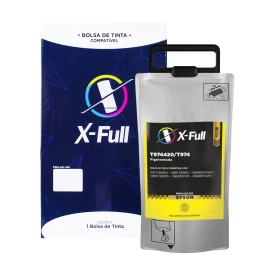 BOLSA DE TINTA COMPATIVEL COM EPSON T974120/T974 PIGMENTADA COM CHIP | YL - 735,2ML - X-FULL