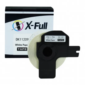 FITA COMPATÍVEL COM ETIQUETADORA BROTHER DK-11209 29MM ETIQUETA TÉRMICA - X-FULL