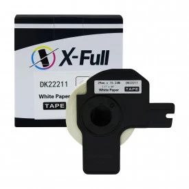 FITA COMPATÍVEL COM ETIQUETADORA BROTHER DK-DK22113 62MM ETIQUETA TÉRMICA - X-FULL