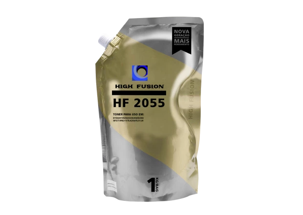 PÓ PARA TONER COMPATÍVEL COM IMPRESSORA SAMSUNG/PANTUM HF2055 | MONOCROMÁTICO - BAG 1KG - HIGH FUSION